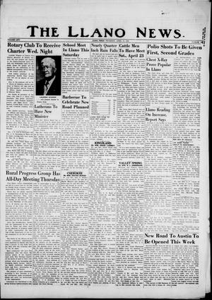 The Llano News. (Llano, Tex.), Vol. 66, No. 19, Ed. 1 Thursday, April 14, 1955
