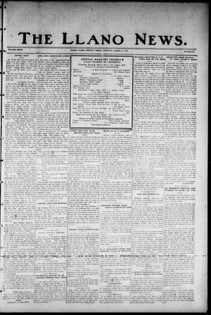Primary view of object titled 'The Llano News. (Llano, Tex.), Vol. 39, No. 26, Ed. 1 Thursday, March 10, 1927'.