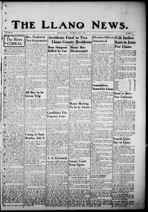 The Llano News. (Llano, Tex.), Vol. 52, No. 33, Ed. 1 Thursday, July 4, 1940