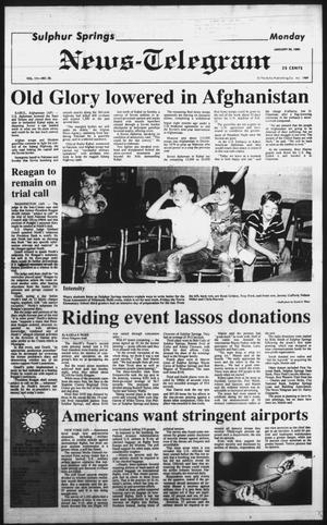 Sulphur Springs News-Telegram (Sulphur Springs, Tex.), Vol. 111, No. 25, Ed. 1 Monday, January 30, 1989