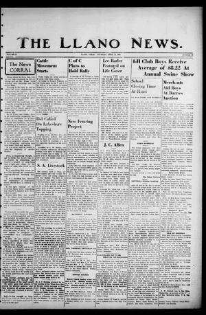 The Llano News. (Llano, Tex.), Vol. 51, No. 20, Ed. 1 Thursday, April 13, 1939