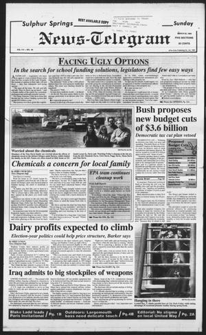 Sulphur Springs News-Telegram (Sulphur Springs, Tex.), Vol. 114, No. 69, Ed. 1 Sunday, March 22, 1992