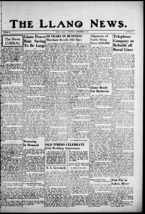 The Llano News. (Llano, Tex.), Vol. 51, No. 44, Ed. 1 Thursday, September 28, 1939