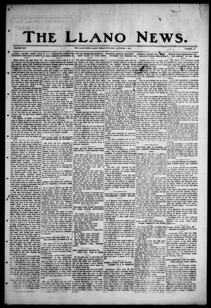 Primary view of object titled 'The Llano News. (Llano, Tex.), Vol. 43, No. 52, Ed. 1 Thursday, October 1, 1931'.