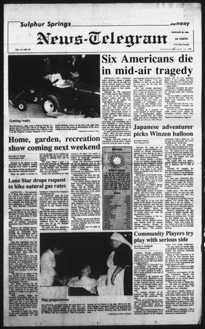 Sulphur Springs News-Telegram (Sulphur Springs, Tex.), Vol. 111, No. 48, Ed. 1 Sunday, February 26, 1989