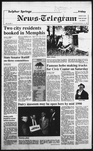 Sulphur Springs News-Telegram (Sulphur Springs, Tex.), Vol. 111, No. 11, Ed. 1 Friday, January 13, 1989