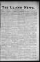 Thumbnail image of item number 1 in: 'The Llano News. (Llano, Tex.), Vol. 38, No. 4, Ed. 1 Thursday, September 17, 1925'.