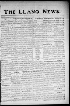 The Llano News. (Llano, Tex.), Vol. 37, No. 41, Ed. 1 Thursday, May 28, 1925