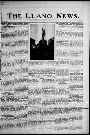 The Llano News. (Llano, Tex.), Vol. 43, No. 8, Ed. 1 Thursday, November 20, 1930