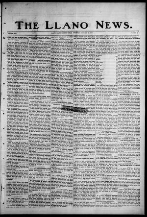 The Llano News. (Llano, Tex.), Vol. 42, No. 19, Ed. 1 Thursday, January 30, 1930