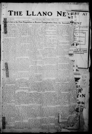 Primary view of object titled 'The Llano News. (Llano, Tex.), Vol. 30, No. 13, Ed. 1 Thursday, October 16, 1913'.