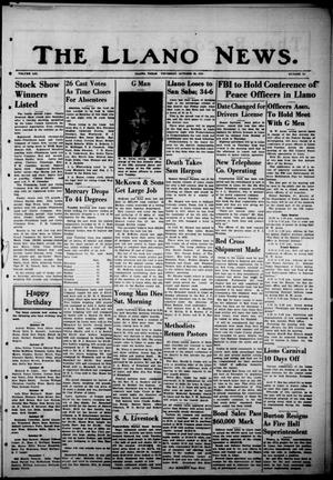 The Llano News. (Llano, Tex.), Vol. 53, No. 50, Ed. 1 Thursday, October 30, 1941