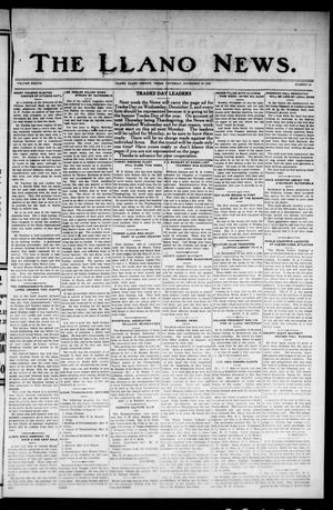 The Llano News. (Llano, Tex.), Vol. 38, No. 13, Ed. 1 Thursday, November 19, 1925