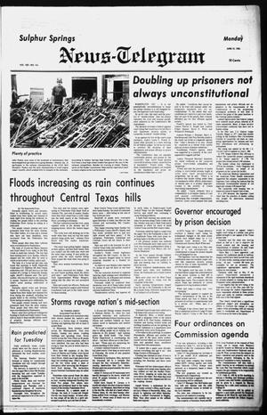 Sulphur Springs News-Telegram (Sulphur Springs, Tex.), Vol. 103, No. 141, Ed. 1 Monday, June 15, 1981