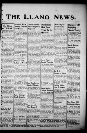 The Llano News. (Llano, Tex.), Vol. 52, No. 34, Ed. 1 Thursday, July 11, 1940