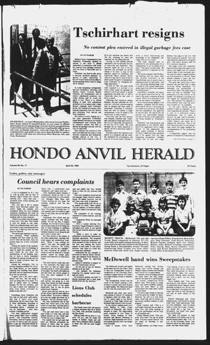 Hondo Anvil Herald (Hondo, Tex.), Vol. 99, No. 17, Ed. 1 Friday, April 26, 1985