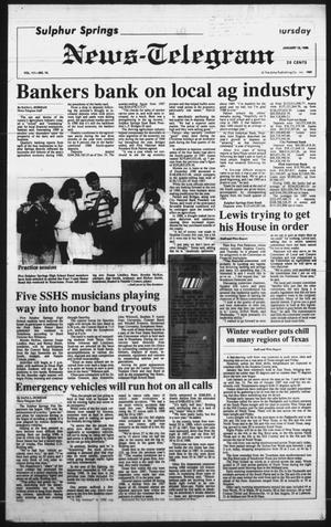 Sulphur Springs News-Telegram (Sulphur Springs, Tex.), Vol. 111, No. 10, Ed. 1 Thursday, January 12, 1989