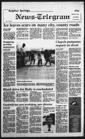 Sulphur Springs News-Telegram (Sulphur Springs, Tex.), Vol. 111, No. 36, Ed. 1 Sunday, February 12, 1989