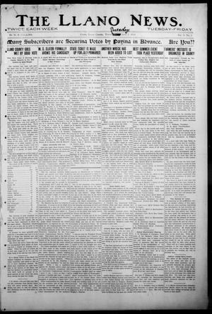 The Llano News. (Llano, Tex.), Vol. 31, No. 1, Ed. 1 Tuesday, June 2, 1914