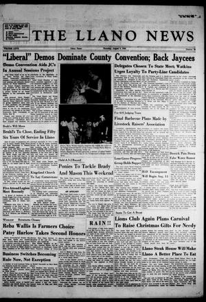The Llano News (Llano, Tex.), Vol. 67, No. 36, Ed. 1 Thursday, August 9, 1956