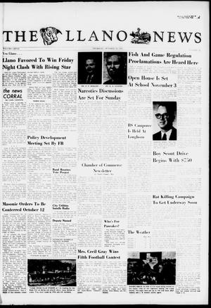 The Llano News (Llano, Tex.), Vol. 68, No. 45, Ed. 1 Thursday, October 10, 1957