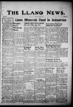 The Llano News. (Llano, Tex.), Vol. 52, No. 16, Ed. 1 Thursday, March 7, 1940