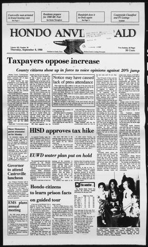 Hondo Anvil Herald (Hondo, Tex.), Vol. 102, No. 36, Ed. 1 Thursday, September 8, 1988
