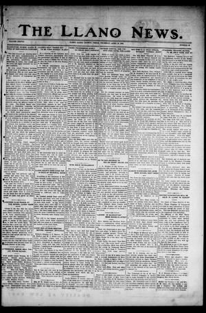 The Llano News. (Llano, Tex.), Vol. 38, No. 32, Ed. 1 Thursday, April 15, 1926