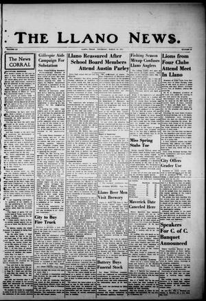 The Llano News. (Llano, Tex.), Vol. 52, No. 17, Ed. 1 Thursday, March 14, 1940