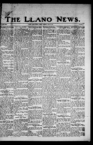 The Llano News. (Llano, Tex.), Vol. 39, No. 40, Ed. 1 Thursday, June 16, 1927