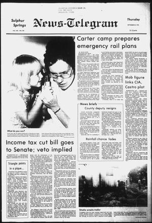 Sulphur Springs News-Telegram (Sulphur Springs, Tex.), Vol. 100, No. 230, Ed. 1 Thursday, September 28, 1978