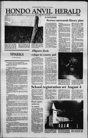 Hondo Anvil Herald (Hondo, Tex.), Vol. 97, No. 30, Ed. 1 Thursday, July 28, 1983