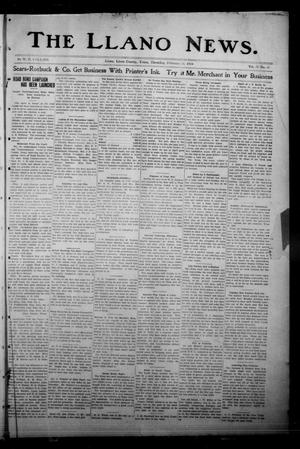 The Llano News. (Llano, Tex.), Vol. 30, No. 31, Ed. 1 Thursday, February 26, 1914
