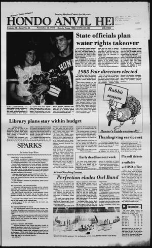 Hondo Anvil Herald (Hondo, Tex.), Vol. 98, No. 46, Ed. 1 Thursday, November 15, 1984