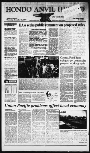Hondo Anvil Herald (Hondo, Tex.), Vol. 111, No. 50, Ed. 1 Thursday, December 11, 1997