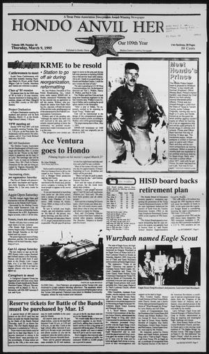 Hondo Anvil Herald (Hondo, Tex.), Vol. 109, No. 10, Ed. 1 Thursday, March 9, 1995
