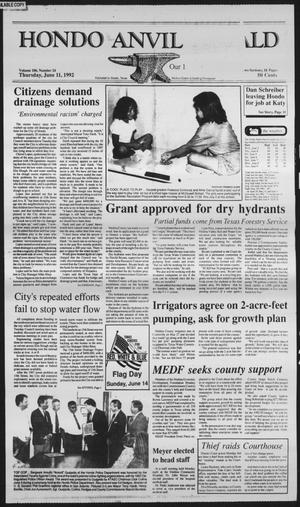 Hondo Anvil Herald (Hondo, Tex.), Vol. 106, No. 24, Ed. 1 Thursday, June 11, 1992