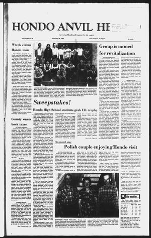 Hondo Anvil Herald (Hondo, Tex.), Vol. 99, No. 9, Ed. 1 Thursday, February 28, 1985
