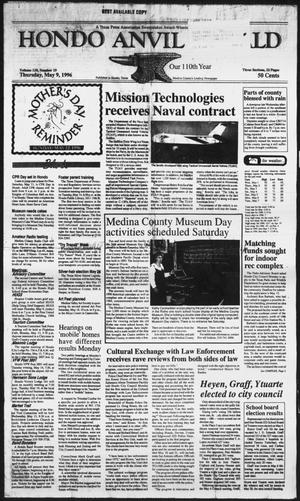 Hondo Anvil Herald (Hondo, Tex.), Vol. 110, No. 19, Ed. 1 Thursday, May 9, 1996