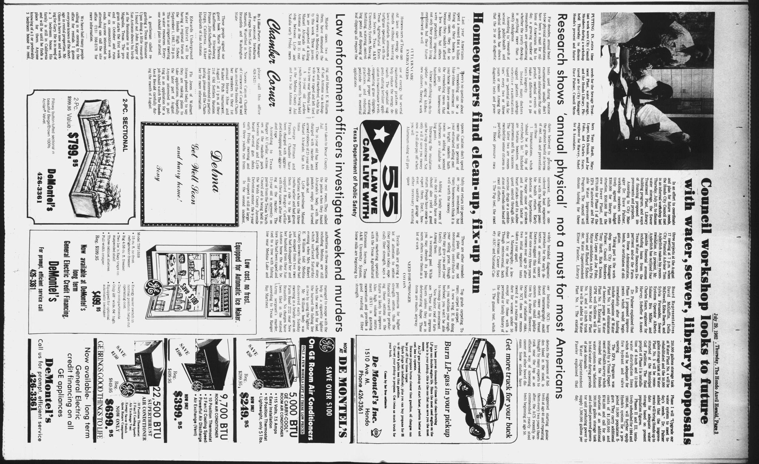 The Hondo Anvil Herald (Hondo, Tex.), Vol. 96, No. 30, Ed. 1 Thursday, July 29, 1982
                                                
                                                    [Sequence #]: 3 of 24
                                                