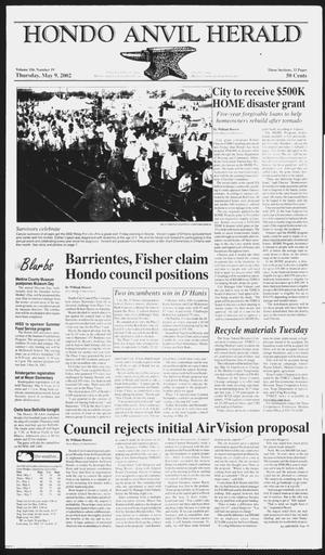Hondo Anvil Herald (Hondo, Tex.), Vol. 116, No. 19, Ed. 1 Thursday, May 9, 2002