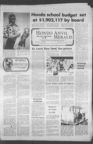 Primary view of object titled 'Hondo Anvil Herald (Hondo, Tex.), Vol. 88, No. 34, Ed. 1 Thursday, August 19, 1976'.