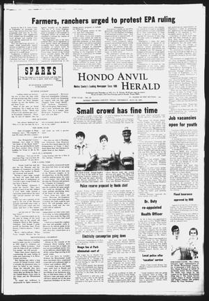 Primary view of object titled 'Hondo Anvil Herald (Hondo, Tex.), Vol. 87, No. 28, Ed. 1 Thursday, July 10, 1975'.