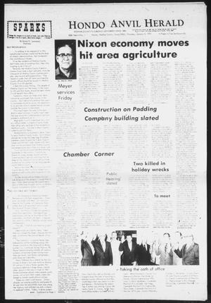 Primary view of object titled 'Hondo Anvil Herald (Hondo, Tex.), Vol. 85, No. 1, Ed. 1 Thursday, January 4, 1973'.