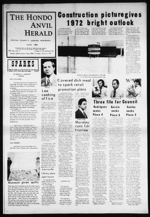 The Hondo Anvil Herald (Hondo, Tex.), Vol. 85, No. 9, Ed. 1 Thursday, March 2, 1972