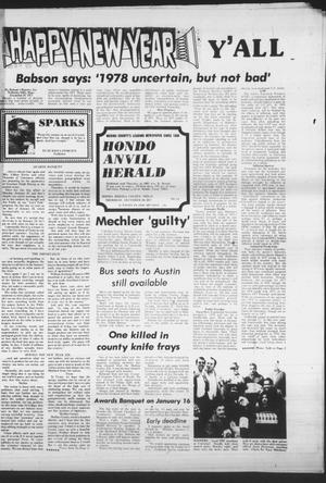 Hondo Anvil Herald (Hondo, Tex.), Vol. 89, No. 52, Ed. 1 Thursday, December 29, 1977