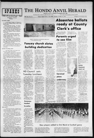 The Hondo Anvil Herald (Hondo, Tex.), Vol. 84, No. 42, Ed. 1 Thursday, October 19, 1972