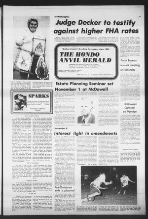 The Hondo Anvil Herald (Hondo, Tex.), Vol. 89, No. 43, Ed. 1 Thursday, October 27, 1977