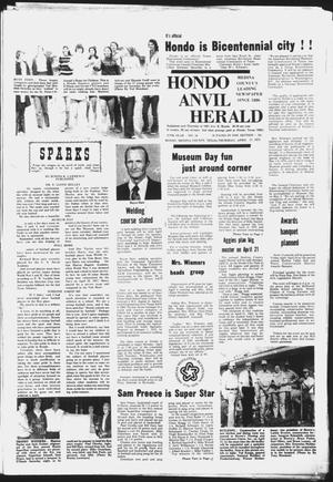 Hondo Anvil Herald (Hondo, Tex.), Vol. 87, No. 16, Ed. 1 Thursday, April 17, 1975