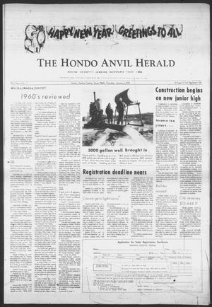 The Hondo Anvil Herald (Hondo, Tex.), Vol. 83, No. 1, Ed. 1 Thursday, January 1, 1970